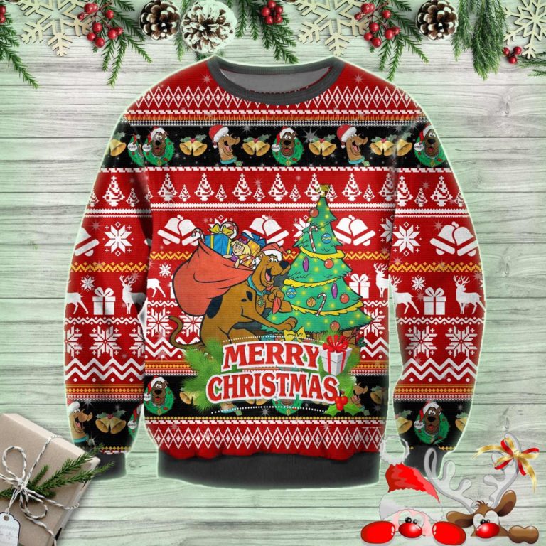 Merry Christmas Scooby-Doo Ugly Sweatshirt
