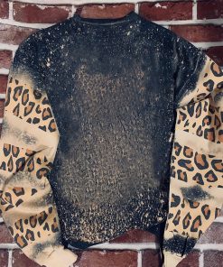 Merry Christmas Tree Leopard All Over Print Sweatshirt