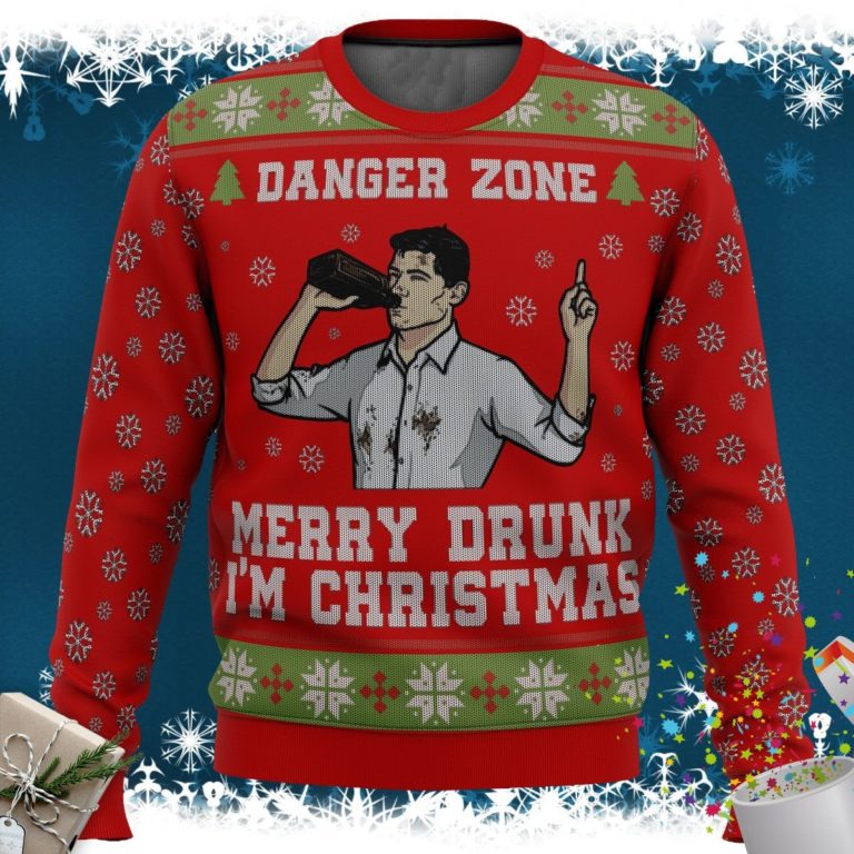 Merry Drunk I’m Christmas Sterling Archer Ugly Christmas Sweater