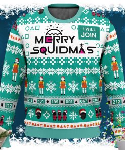 Merry Squidmas Squid Game Christmas Sweater