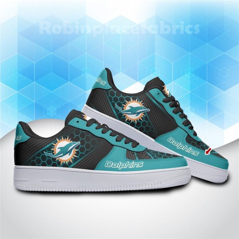 Miami Dolphins AF 1 Sneakers 127RB-NAF