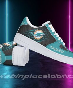 Miami Dolphins AF 1 Sneakers 127RB-NAF Miami Dolphins AF 1 Sneakers 127RB-NAF
