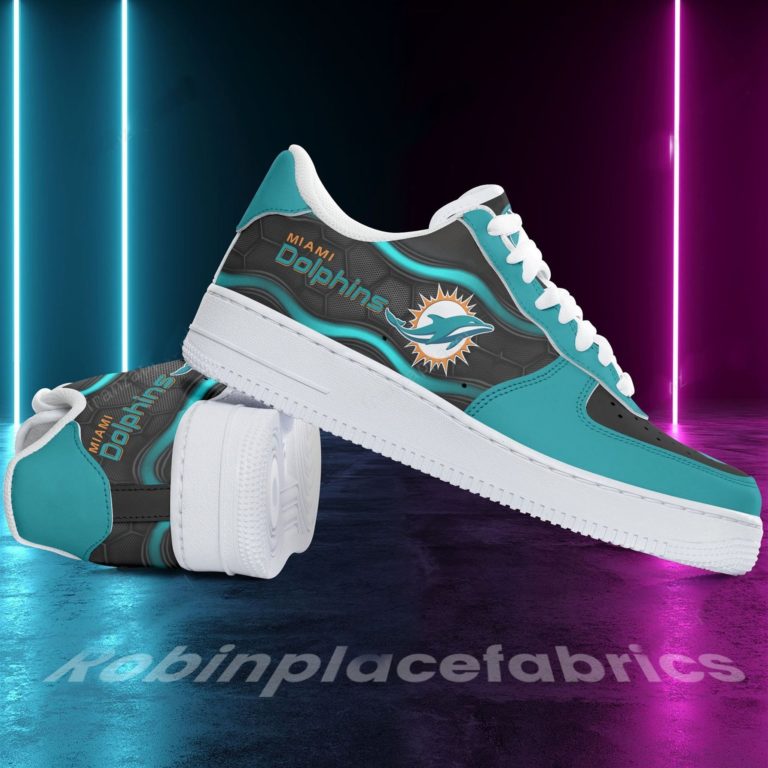 Miami Dolphins AF 1 Sneakers 129RB-NAF