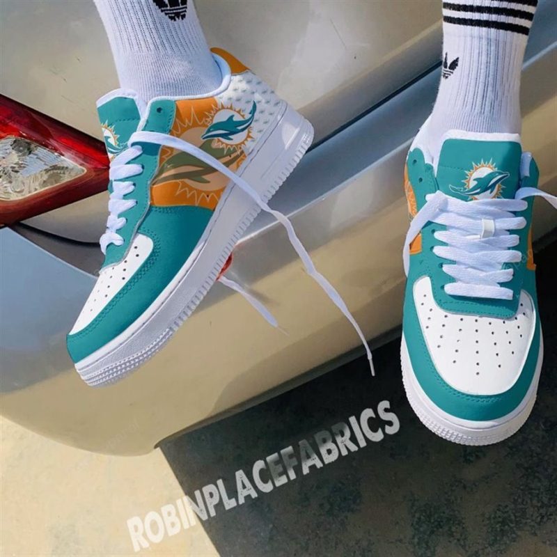 Miami Dolphins AF 1 Sneakers 22RB-NAF