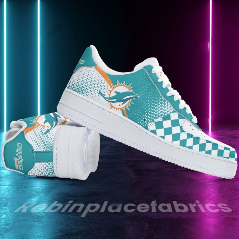[Limited] Miami Dolphins Air Force 1 Shoes 199RB-NAF