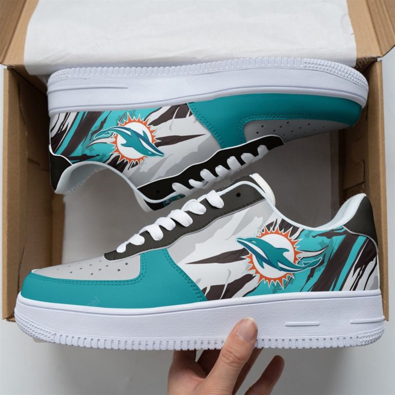 Miami Dolphins Air Force 1 Shoes 266RB-NAF