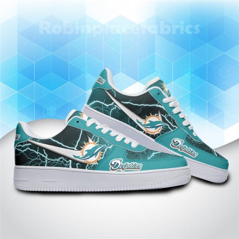 Miami Dolphins Air Force 1 Shoes – Custom Sneakers 147RB-NAF