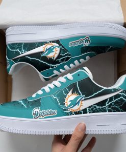 Miami Dolphins Air Force 1 Shoes – Custom Sneakers 147RB-NAF