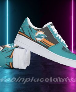 Miami Dolphins Air Force 1 Shoes – Custom Sneakers 168RB-NAF