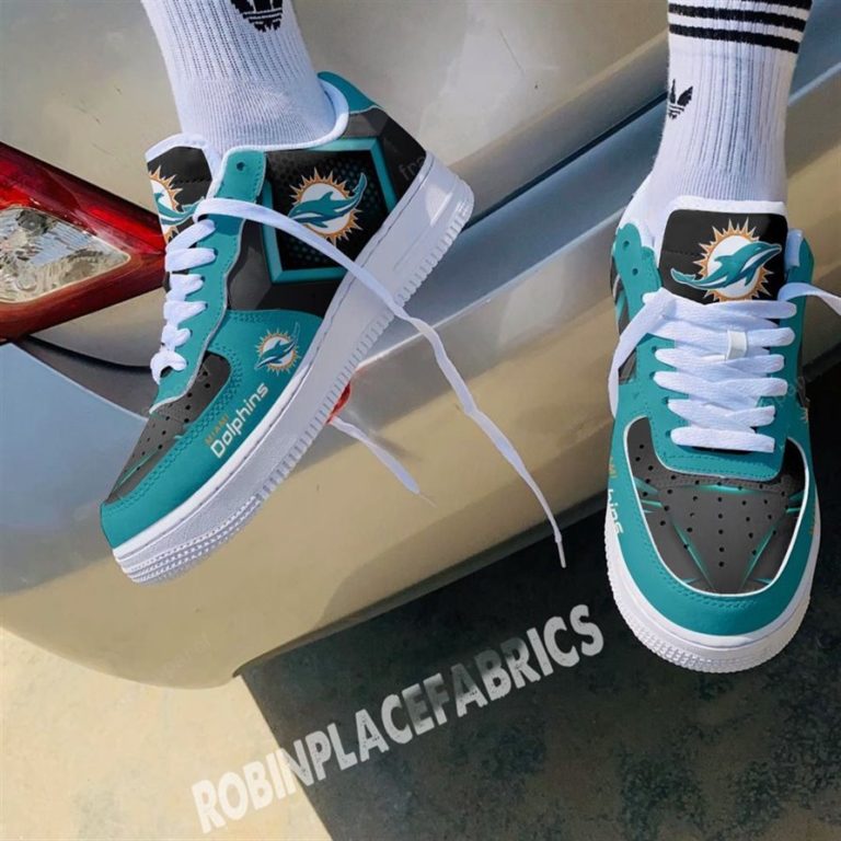Miami Dolphins Football Air Force 1 Shoes 192RB-NAF