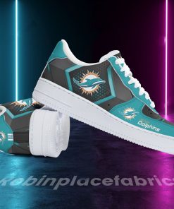 Miami Dolphins Football Air Force 1 Shoes 192RB-NAF