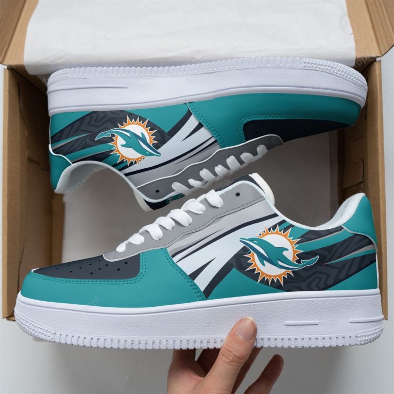 Miami Dolphins Football Air Force 1 Shoes 223RB-NAF