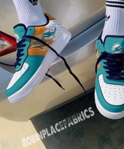 [Limited] Miami Dolphins Team AF 1 Sneakers 23RB-NAF