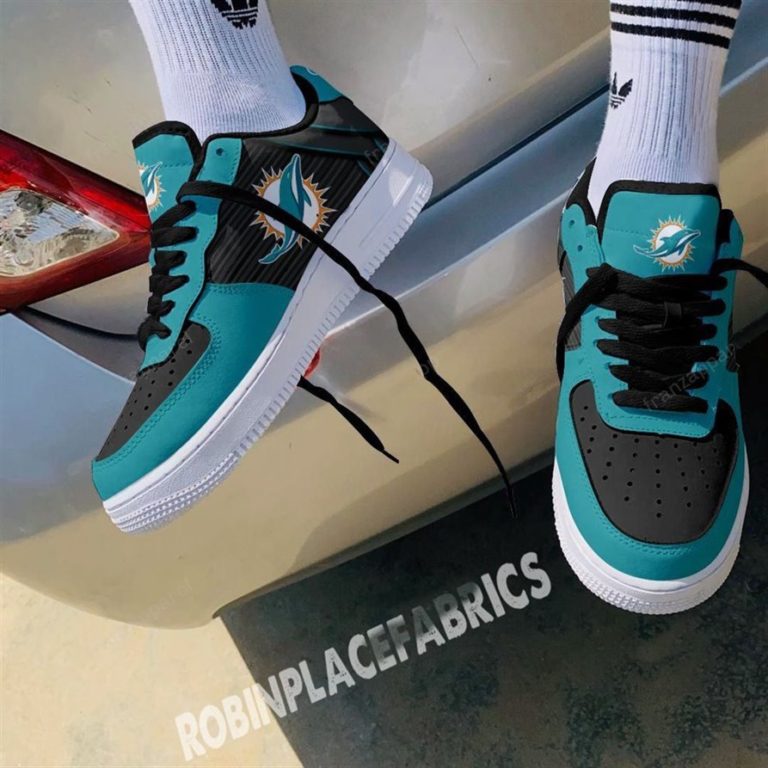 Miami Dolphins Team AF 1 Sneakers 41RB-NAF