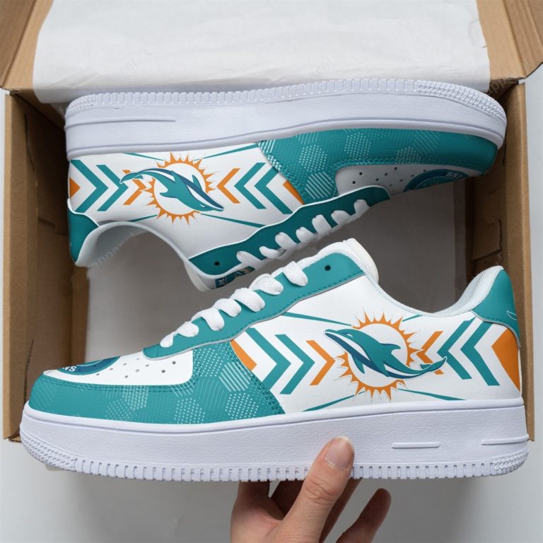 Miami Dolphins Team AF 1 Sneakers 50RB-NAF