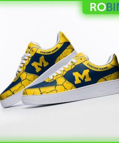 Michigan Wolverines NCAA Sneakers – Custom AF 1 Shoes