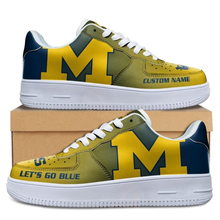 Michigan Wolverines Sneakers – Custom AF 1 Shoes