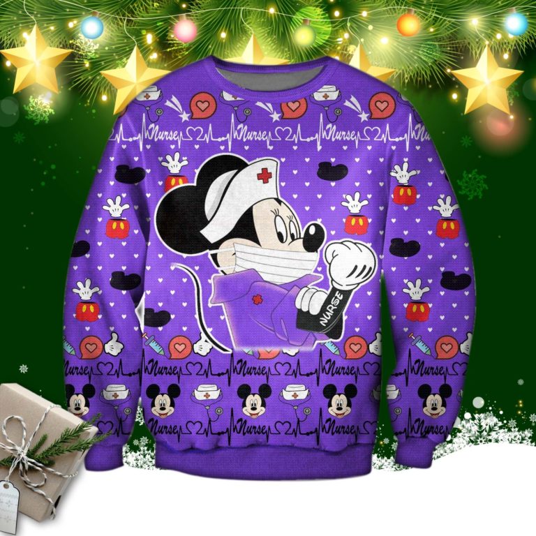 Mickey Nurse Ugly Christmas Sweater
