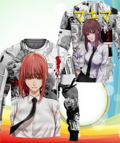 Mikima Sweatshirt Manga Style Chainsaw Man Anime Jacket Shirt