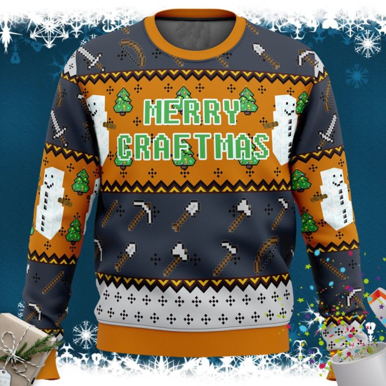 Minecraft Minecraftmas Christmas Sweater