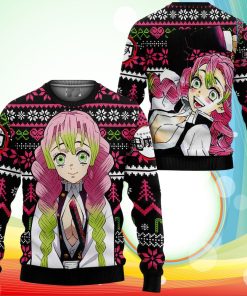 Mitsuri Kanroji Ugly Christmas Sweater Anime Demon Slayer Xmas Gifts