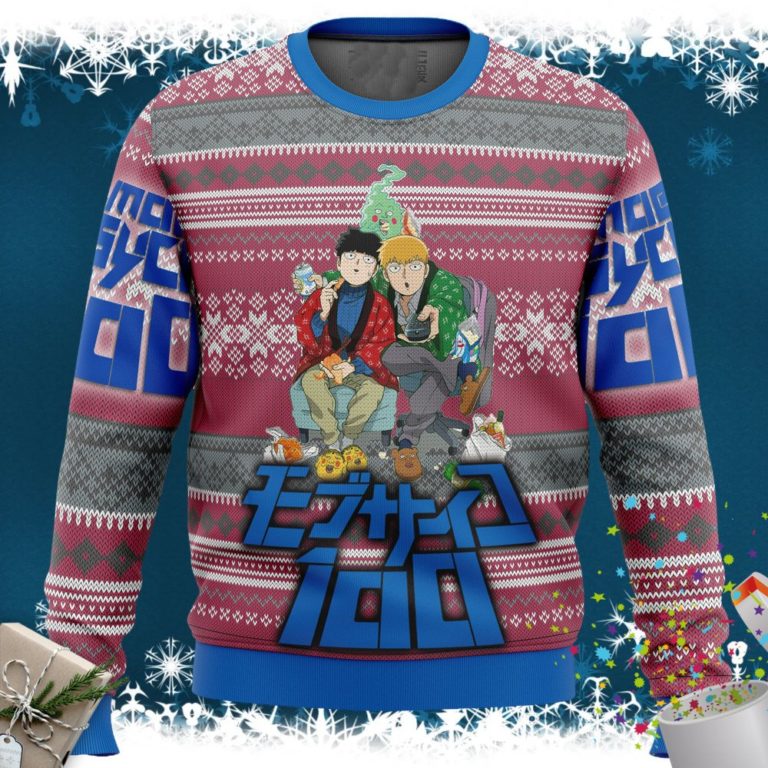 Mob Psycho 100 Alt Ugly Christmas Sweater
