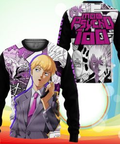 Mob Psycho 100 Sweatshirt Arataka Reigen Anime 3D Printed Sweaters