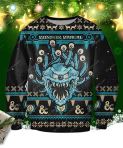 Monster Manual Game 3d Print Ugly Christmas Sweatshirt