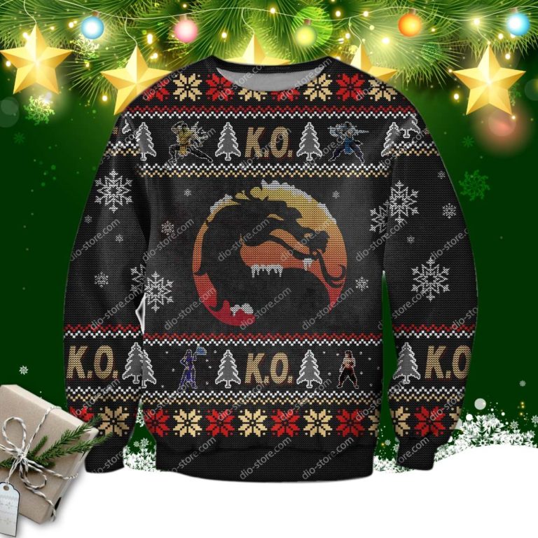 Mortal Kombat Game 3d Print Ugly Christmas Sweatshirt