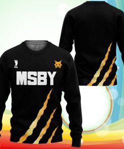 MSBY Black Jackal Uniform Sweatshirt Haikyuu Anime 3D Printed Sweaters