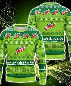 Mtn Dew 3D Printed Ugly Christmas Sweatshirt