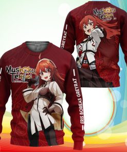 Mushoku Tensei Eris Boreas Greyrat Sweatshirt Anime 3D Printed Sweaters