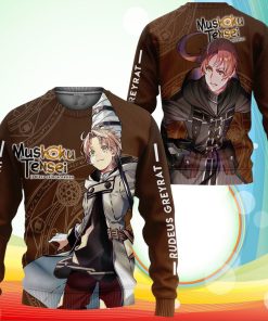 Mushoku Tensei Rudeus Greyrat Sweatshirt Anime 3D Printed Sweaters