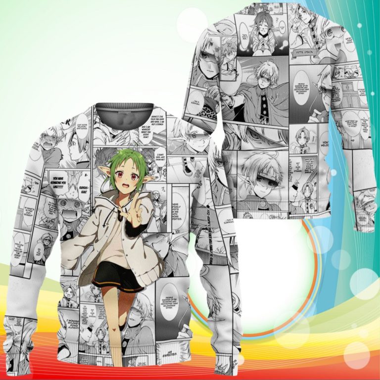 Mushoku Tensei Sylphiette Sweatshirt Manga Mix Anime 3D Printed Sweaters