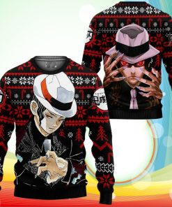 Muzan Kibutsuji Ugly Christmas Sweater Anime Demon Slayer Xmas Gifts