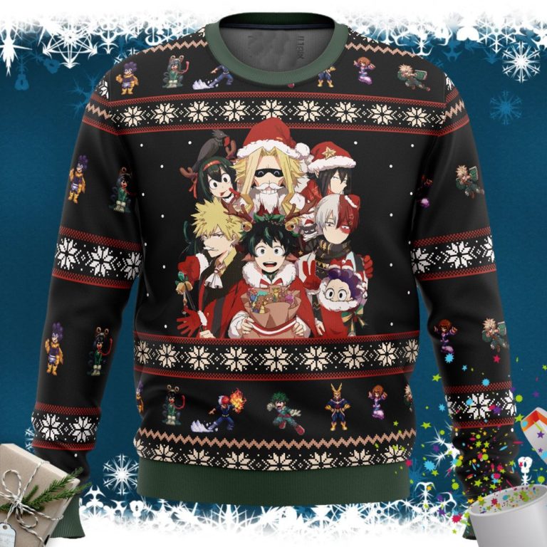 My Hero Academia Boku No Holiday Ugly Christmas Sweater