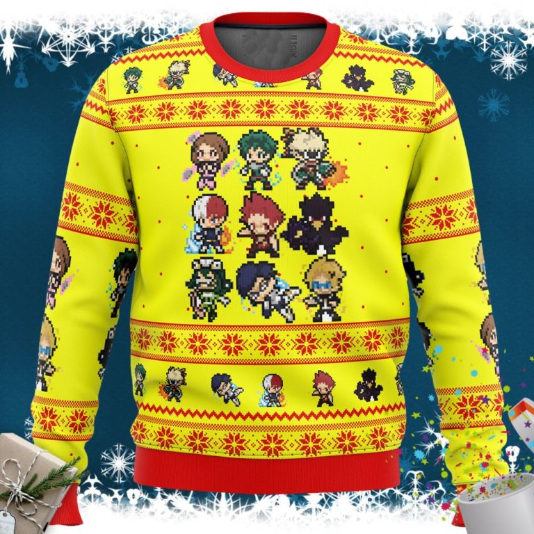 My Hero Academia Boku No Students Ugly Christmas Sweater