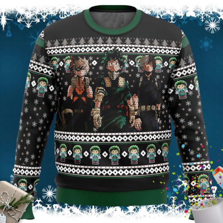 My Hero Academia top 3 Ugly Christmas Sweater