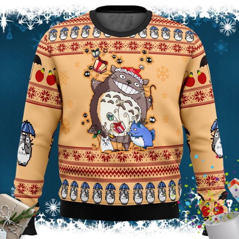 My Neighbor Totoro alt Ugly Christmas Sweater