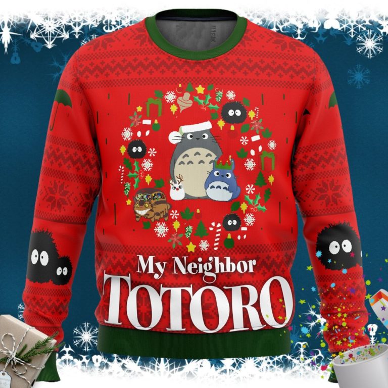 My Neighbor TOTORO CHRISTMAS Ugly Christmas Sweater
