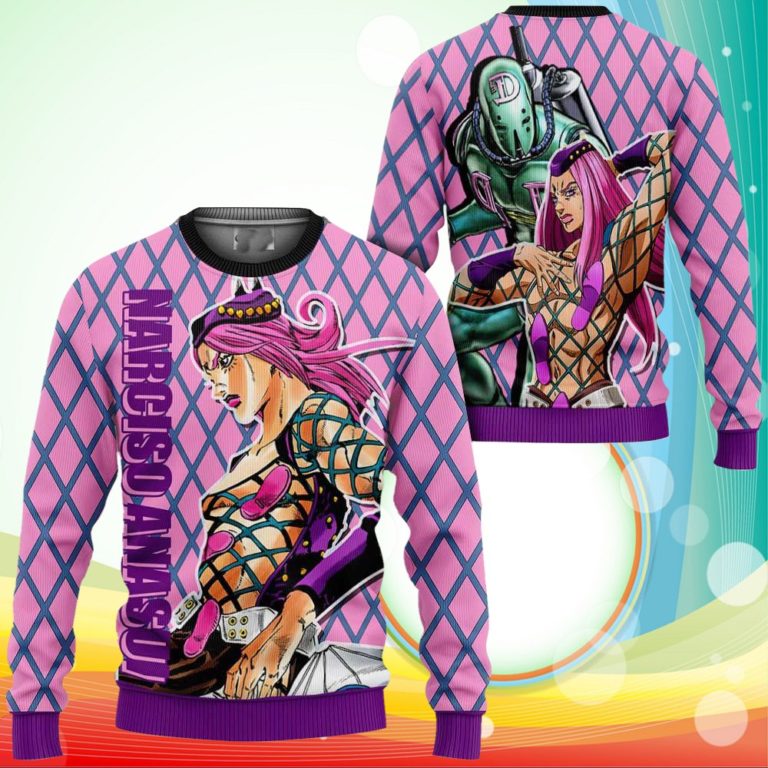Narciso Anasui Sweatshirt Anime JoJo’s Bizarre Adventure Sweater