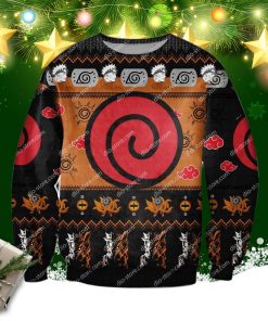 Naruto Knitting Pattern 3d Print Ugly Christmas Sweatshirt, Sweater