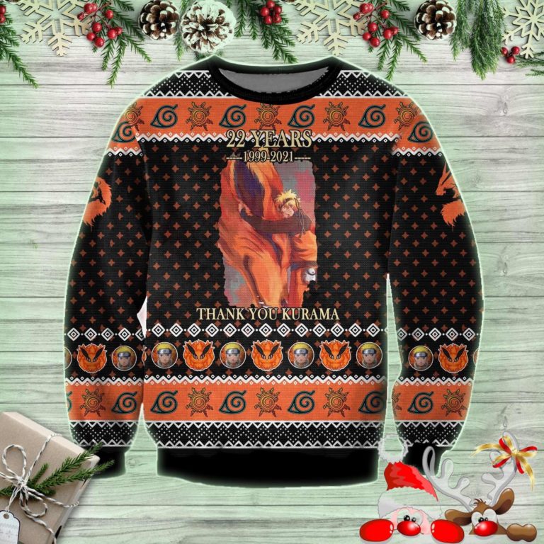 Naruto & Kurama Ugly Christmas Sweatshirt