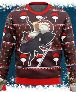 Naruto Sasuke Grown Ugly Christmas Sweater