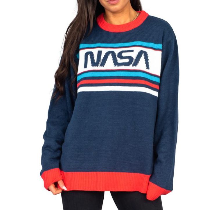 Nasa Retro Christmas Sweater, Sweatshirt