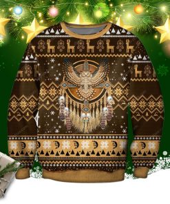 Native American Owl Ugly Christmas Sweater Native American Owl Ugly Christmas Sweater