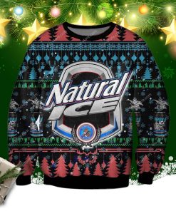 Natural Ice Beer Knitting Pattern 3d Print Ugly Sweatshirt