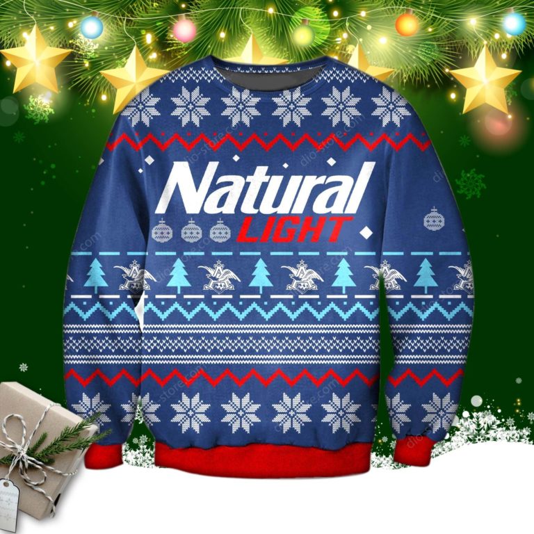 Natural Light Knitting Pattern 3d Print Ugly Sweater