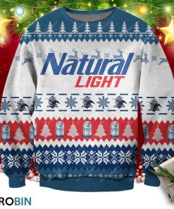 Natural Light Knitting Pattern Ugly Christmas Sweater, Sweatshirt