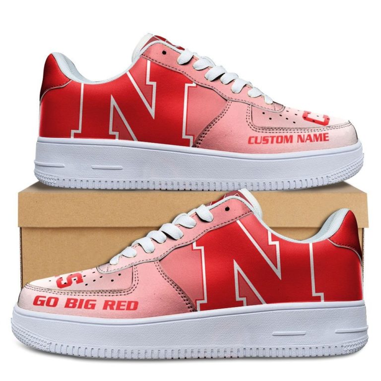 Nebraska Cornhuskers Custom AF1 Sneakes